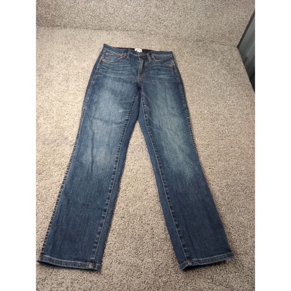 J. Crew Denim - J.Crew Vintage Straight Jeans Womens 26‎ Medium Wash Blue Denim Pants